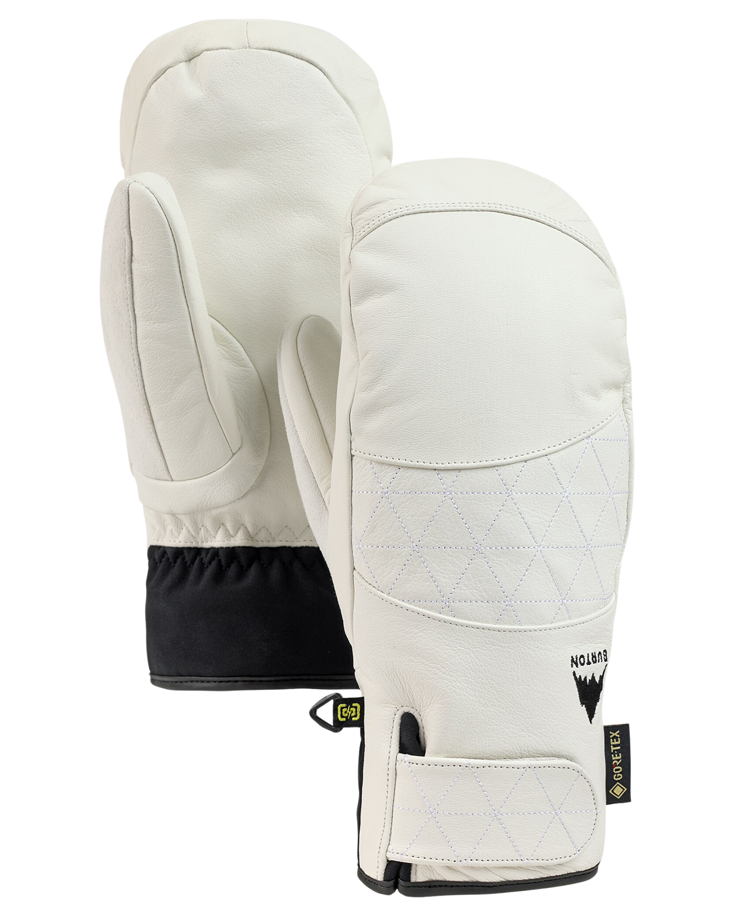 Burton Women's Gondy GORE-TEX® Leather Snow Mittens - Stout White Women's Snow Mittens - Trojan Wake Ski Snow