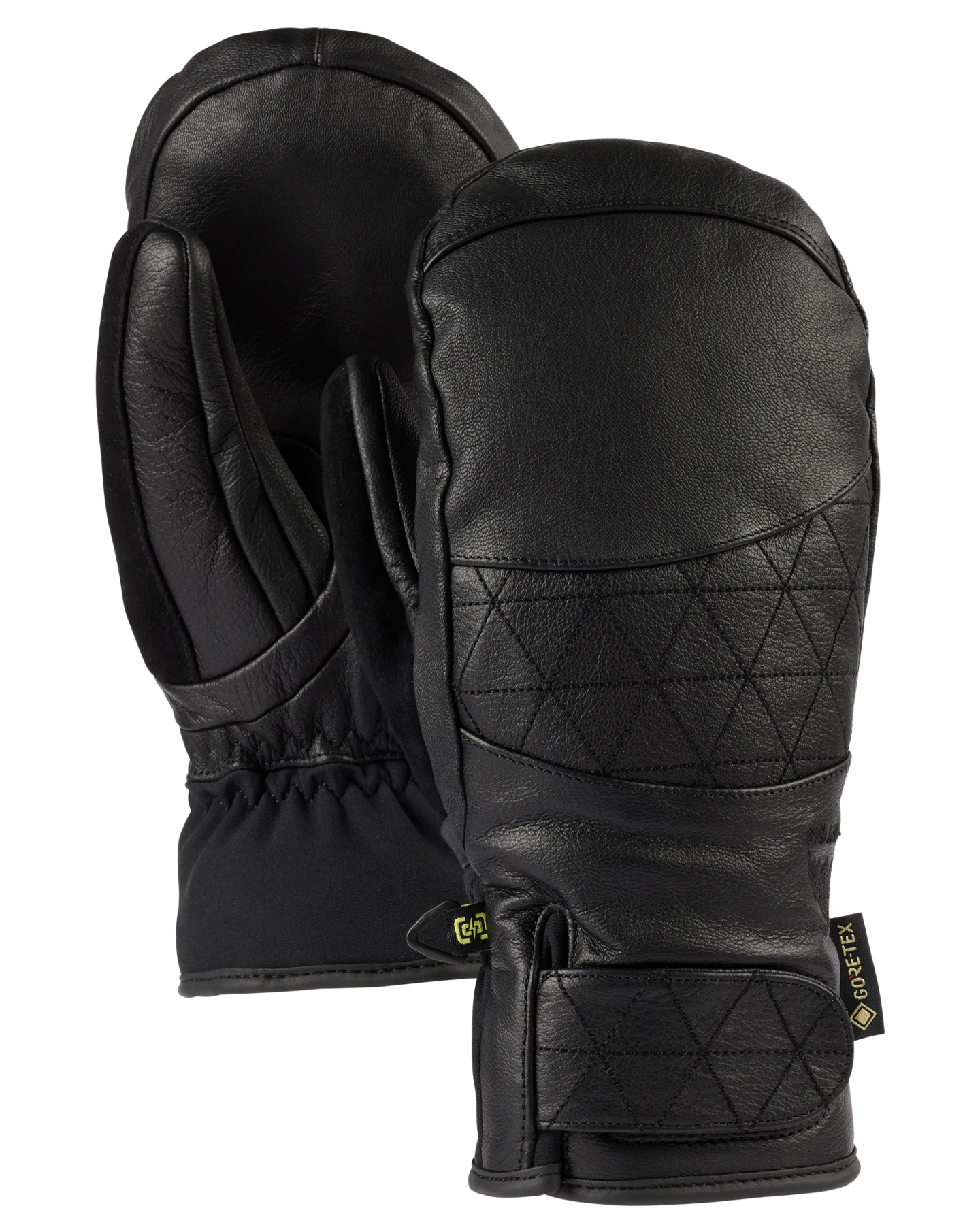 Burton Women's Gondy GORE-TEX® Leather Snow Mittens - True Black Women's Snow Mittens - Trojan Wake Ski Snow