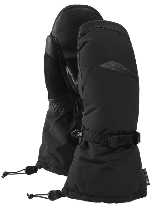 Burton Women's GORE-TEX® Deluxe Snow Mittens - True Black Women's Snow Mittens - Trojan Wake Ski Snow