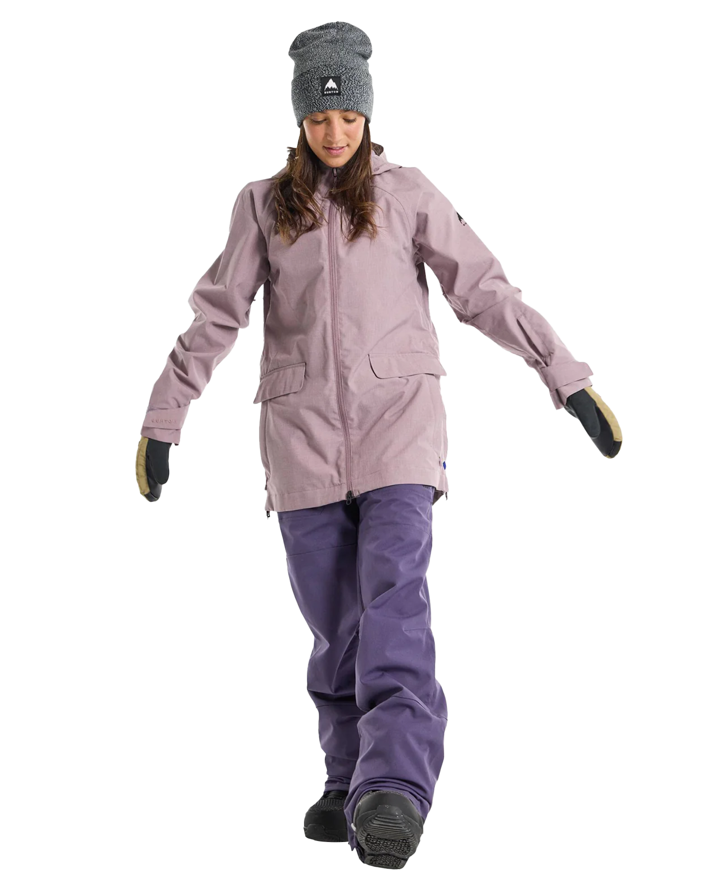 Burton Women's Lalik 2L Snow Jacket - Elderberry Snow Jackets - Trojan Wake Ski Snow