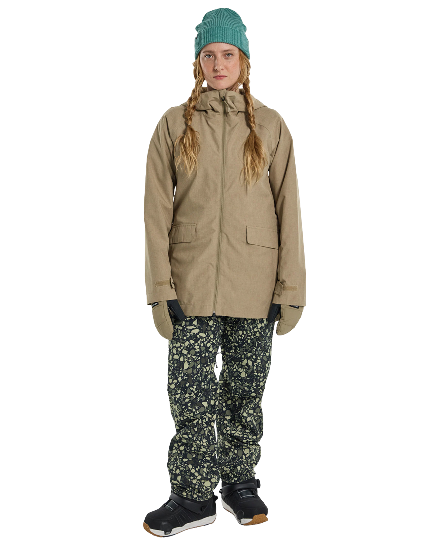 Burton Women's Lalik 2L Snow Jacket - Kelp Snow Jackets - Trojan Wake Ski Snow