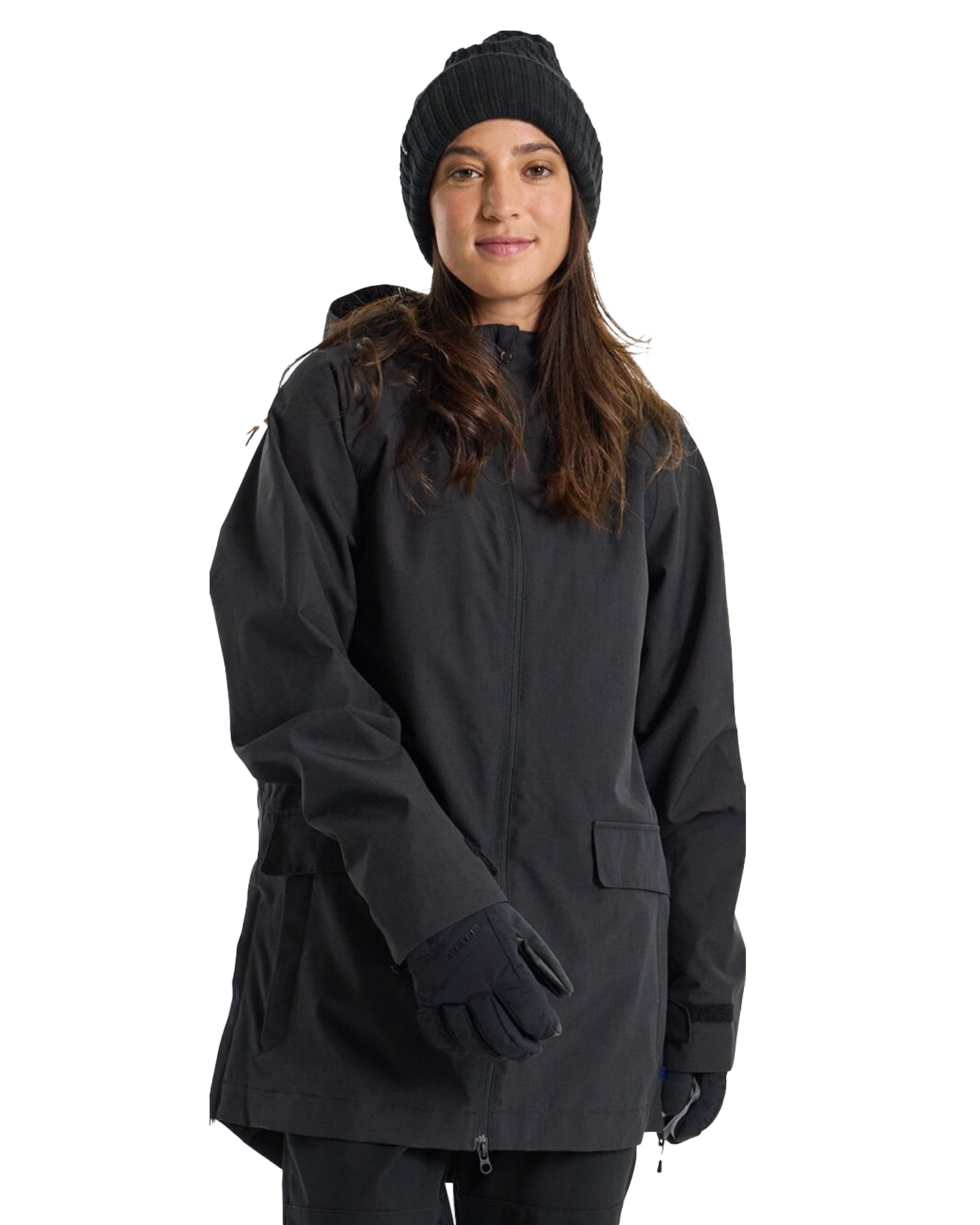 Burton Women's Lalik 2L Snow Jacket - True Black Snow Jackets - Trojan Wake Ski Snow