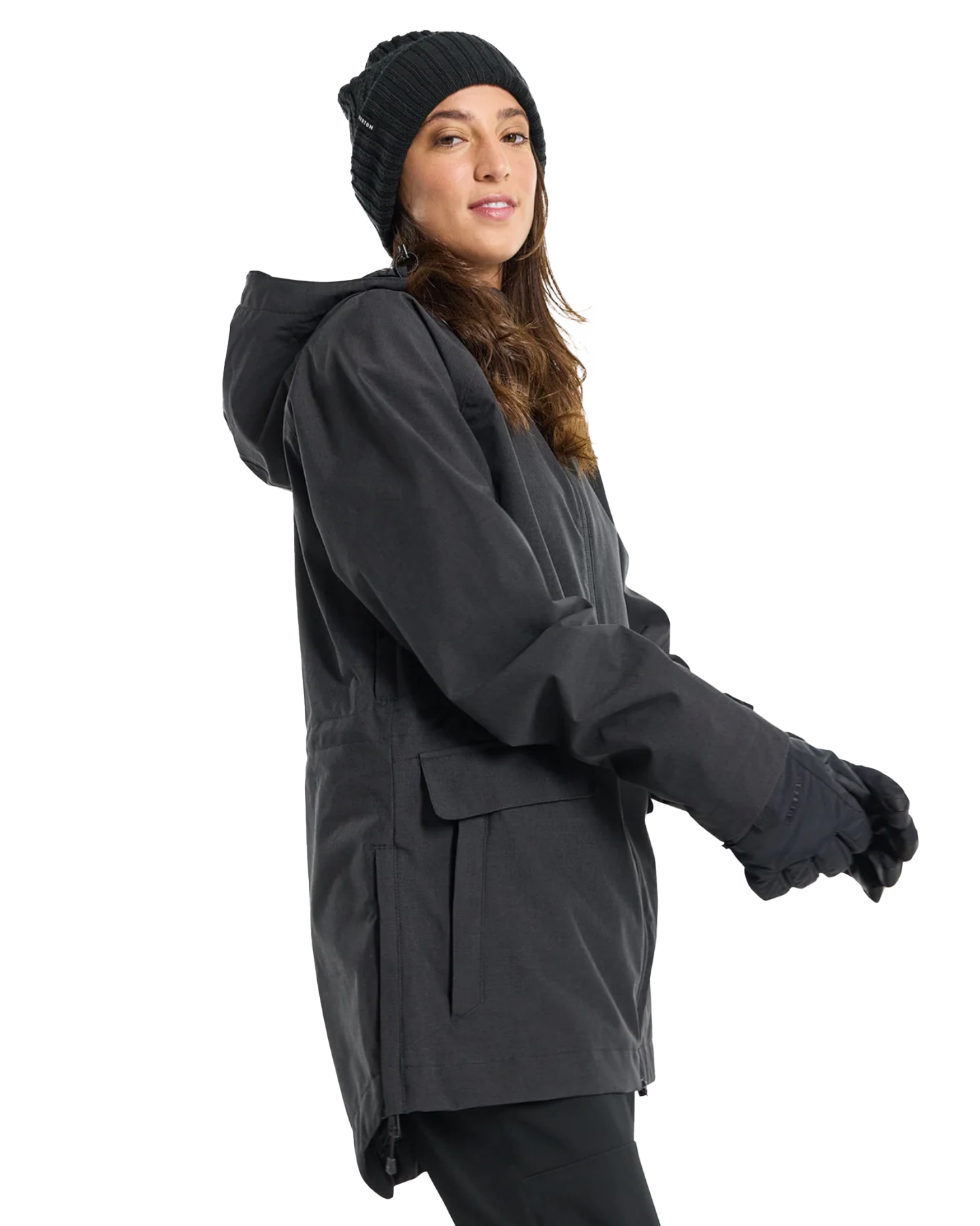 Burton Women's Lalik 2L Snow Jacket - True Black Snow Jackets - Trojan Wake Ski Snow