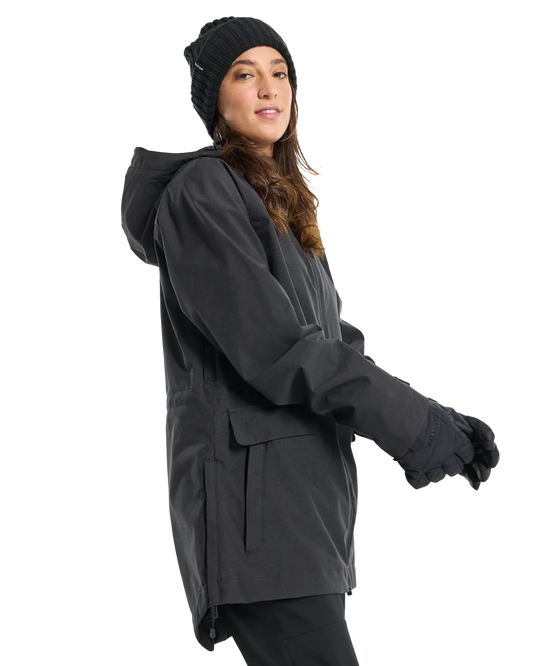 Burton Women's Lalik 2L Snow Jacket - True Black Snow Jackets - Trojan Wake Ski Snow