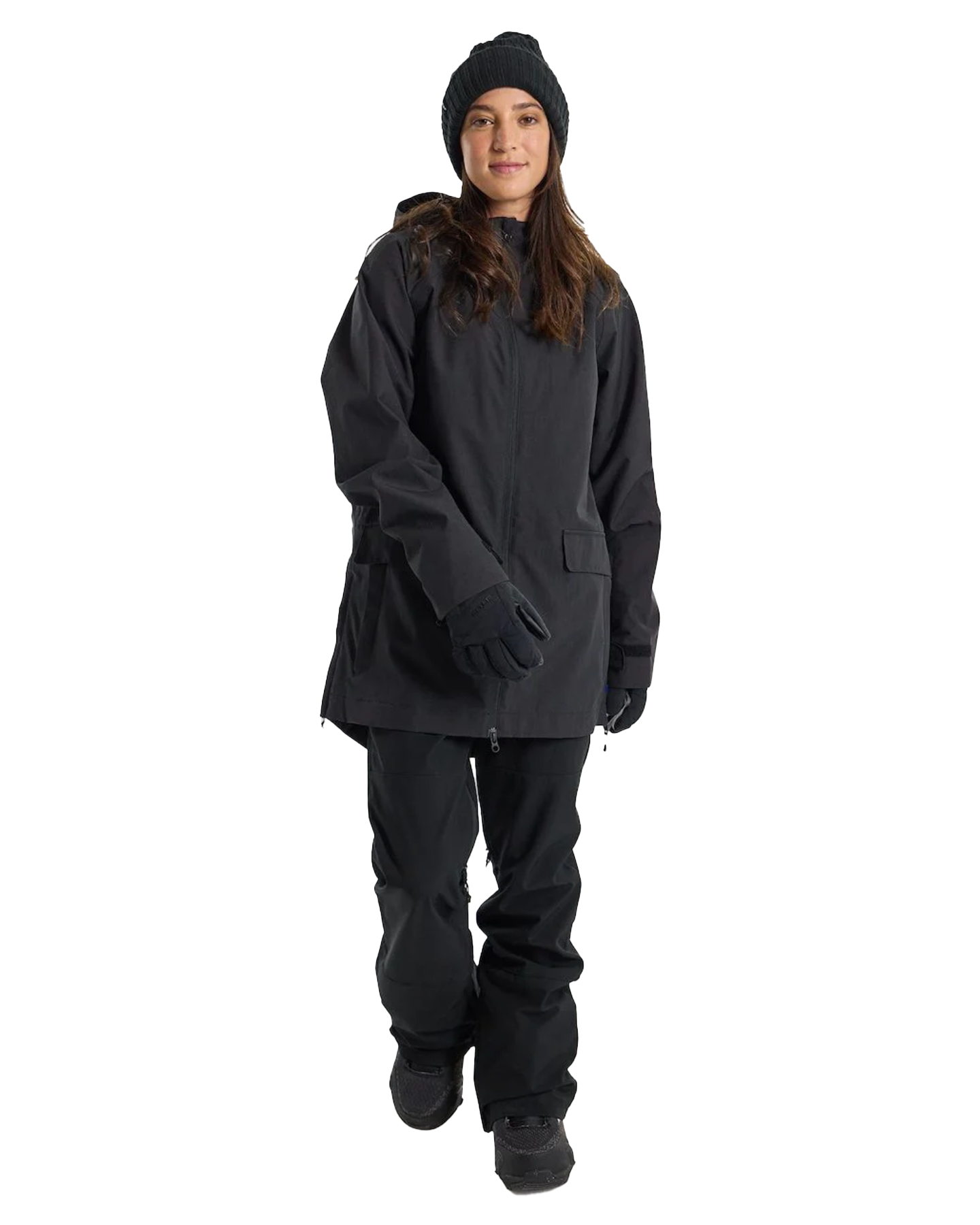 Burton Women's Lalik 2L Snow Jacket - True Black Snow Jackets - Trojan Wake Ski Snow