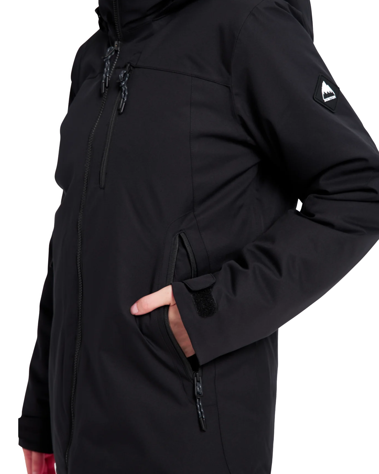 Burton Women's Lelah 2L Snow Jacket - True Black Women's Snow Jackets - SnowSkiersWarehouse