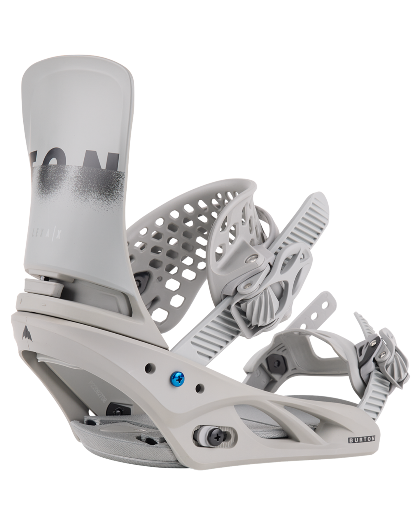 Burton Women's Lexa X Re:Flex Snowboard Bindings - Gray/Logo Women's Snowboard Bindings - Trojan Wake Ski Snow
