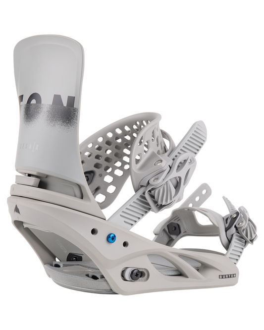 Burton Women's Lexa X Re:Flex Snowboard Bindings - Gray/Logo Women's Snowboard Bindings - Trojan Wake Ski Snow