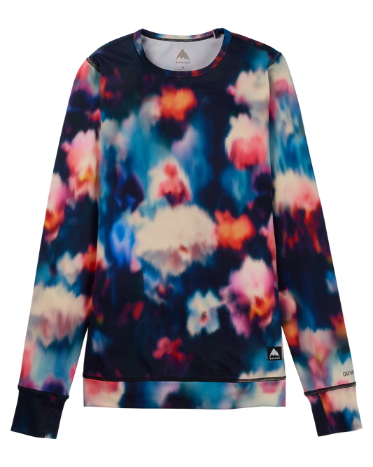 Burton Women's Midweight Base Layer Crewneck - Floral Blur