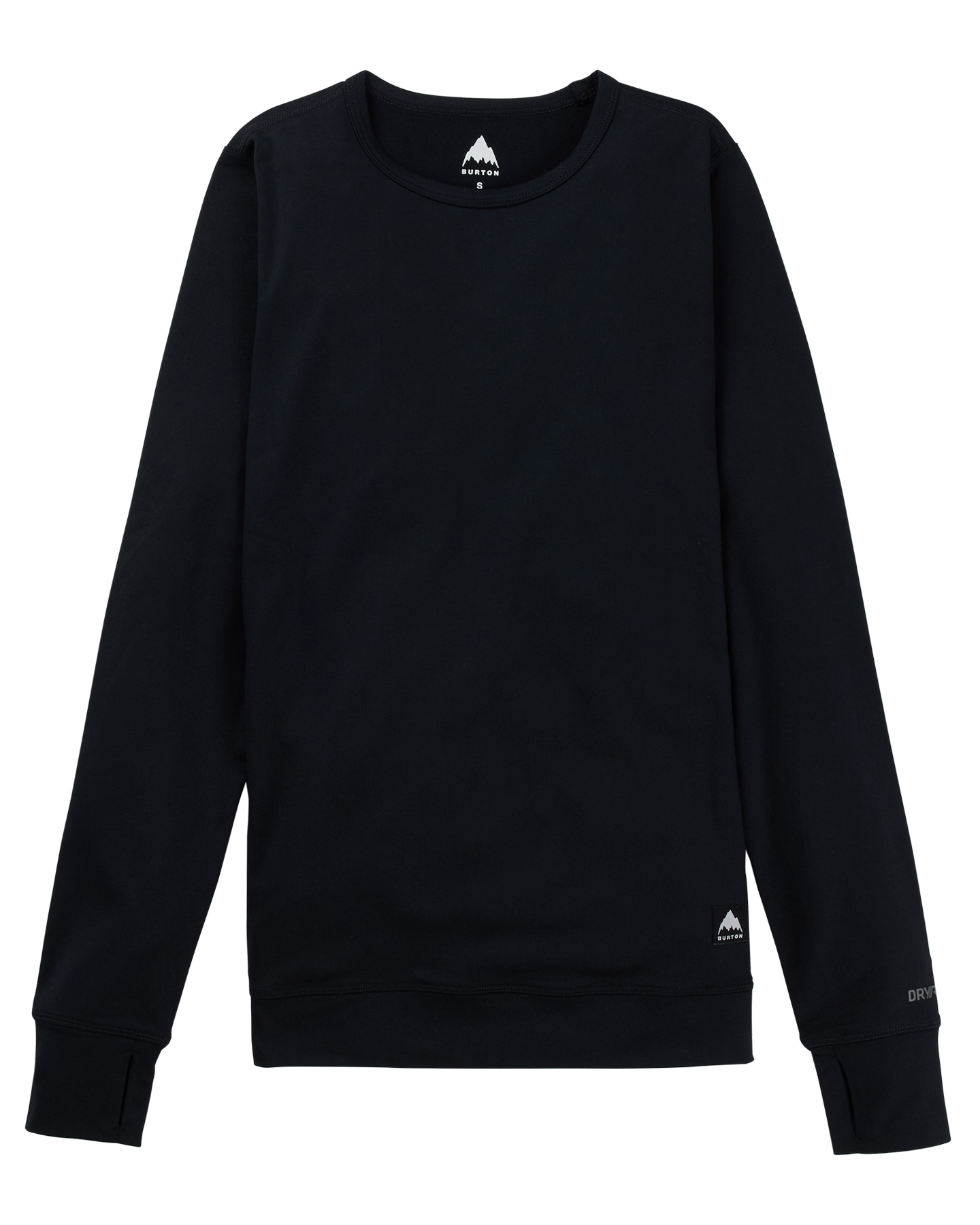 Burton Women's Midweight Base Layer Crewneck - True Black