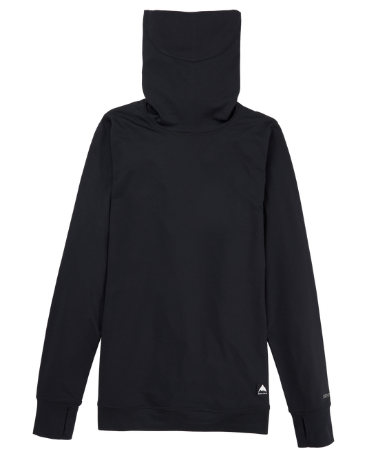 Burton Women's Midweight Base Layer Long Neck - True Black