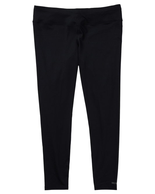Burton Women's Midweight Base Layer Pants - True Black Women's Thermal Bottoms - Trojan Wake Ski Snow