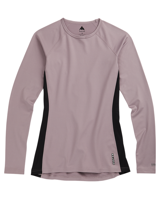 Burton Womens Midweight X Base Layer Crewneck - Elderberry - 2023 Thermals - Trojan Wake Ski Snow