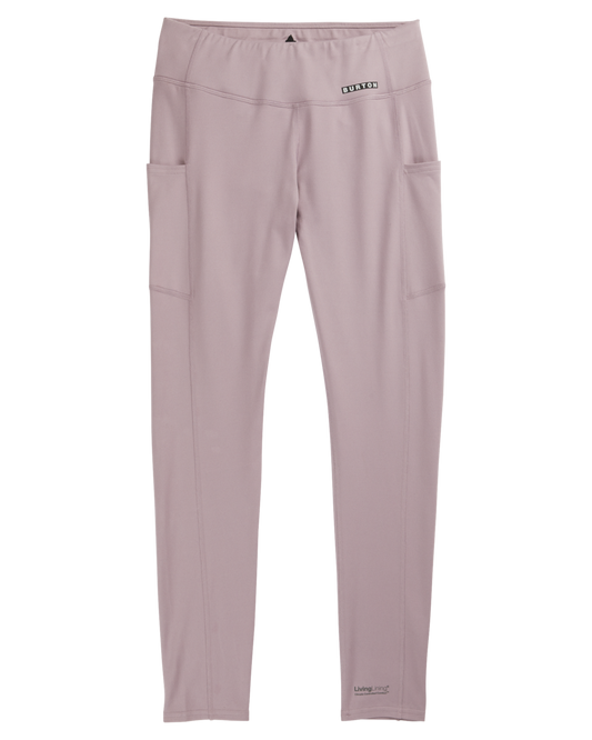 Burton Women's Midweight X Base Layer Pants - Elderberry Women's Thermal Bottoms - Trojan Wake Ski Snow