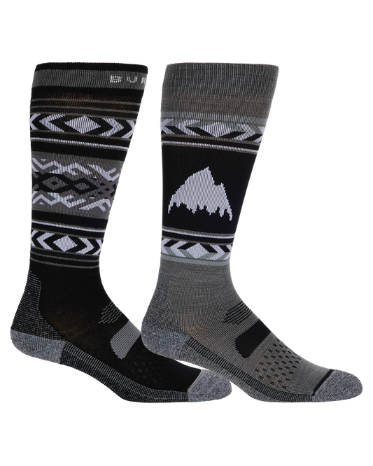 Burton Women's Performance Lightweight Socks (2-Pack) - True Black