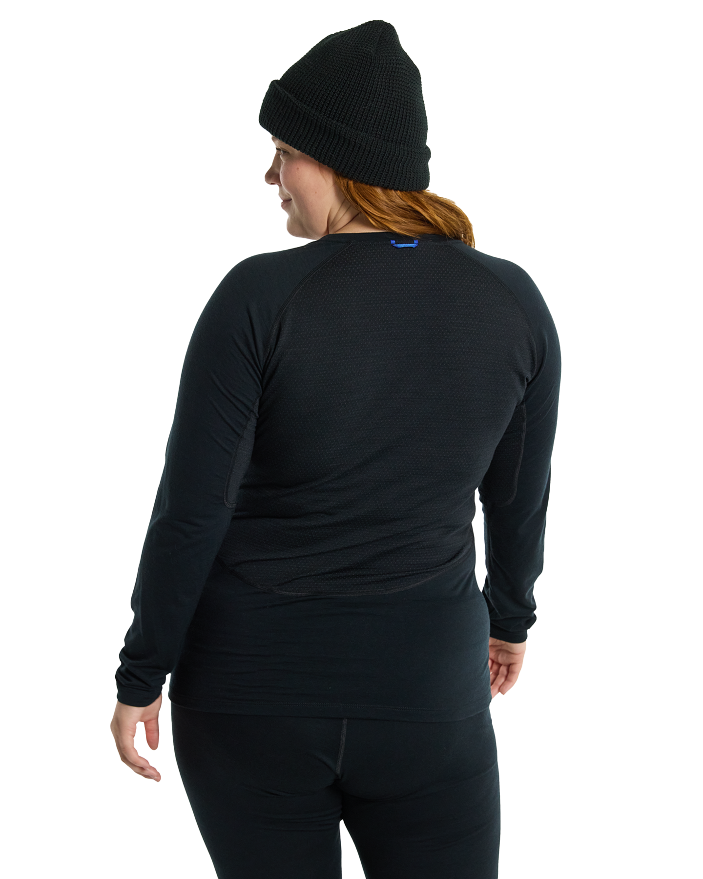 Burton Women's Phayse Merino Base Layer Crewneck - True Black Shirts & Tops - SnowSkiersWarehouse