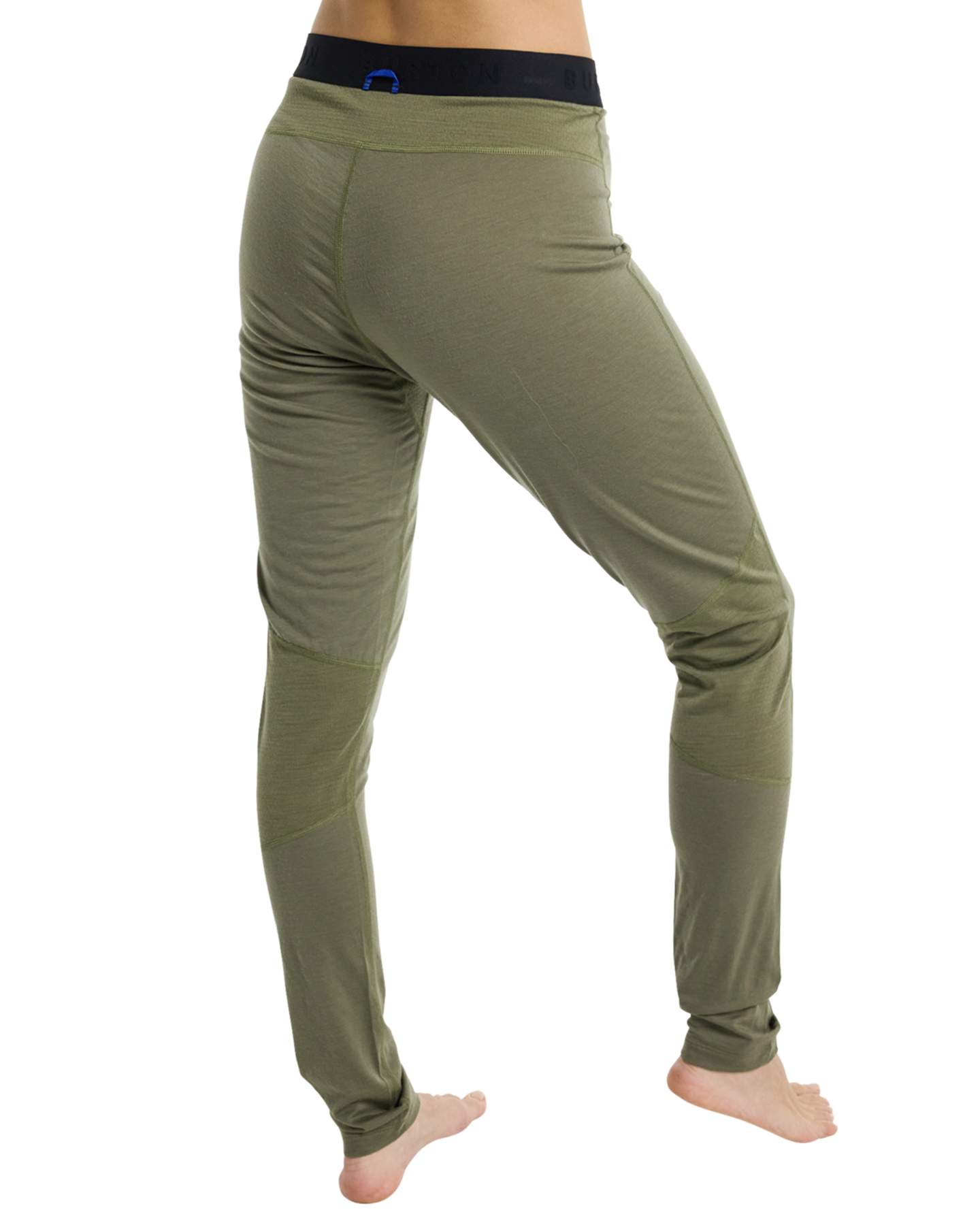 Burton Women's Phayse Merino Base Layer Pants - Forest Moss Thermals - Trojan Wake Ski Snow