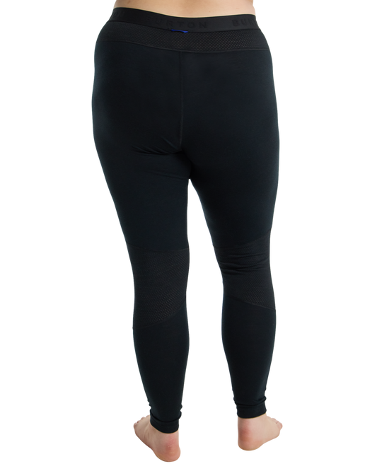 Burton Women's Phayse Merino Base Layer Pants - True Black Women's Thermal Bottoms - Trojan Wake Ski Snow