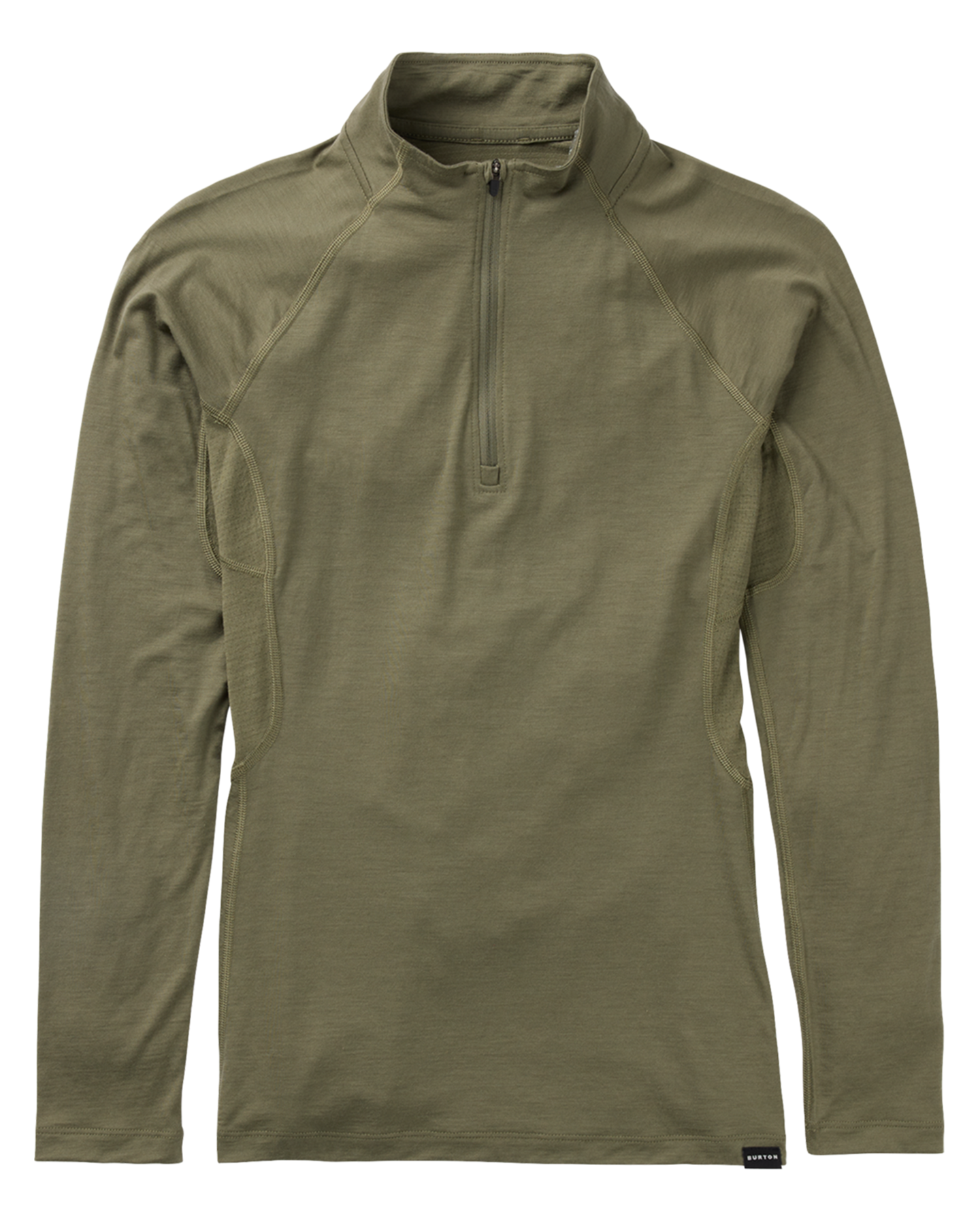 Burton Women s Phayse Merino Quarter Zip First Layer Forest Moss