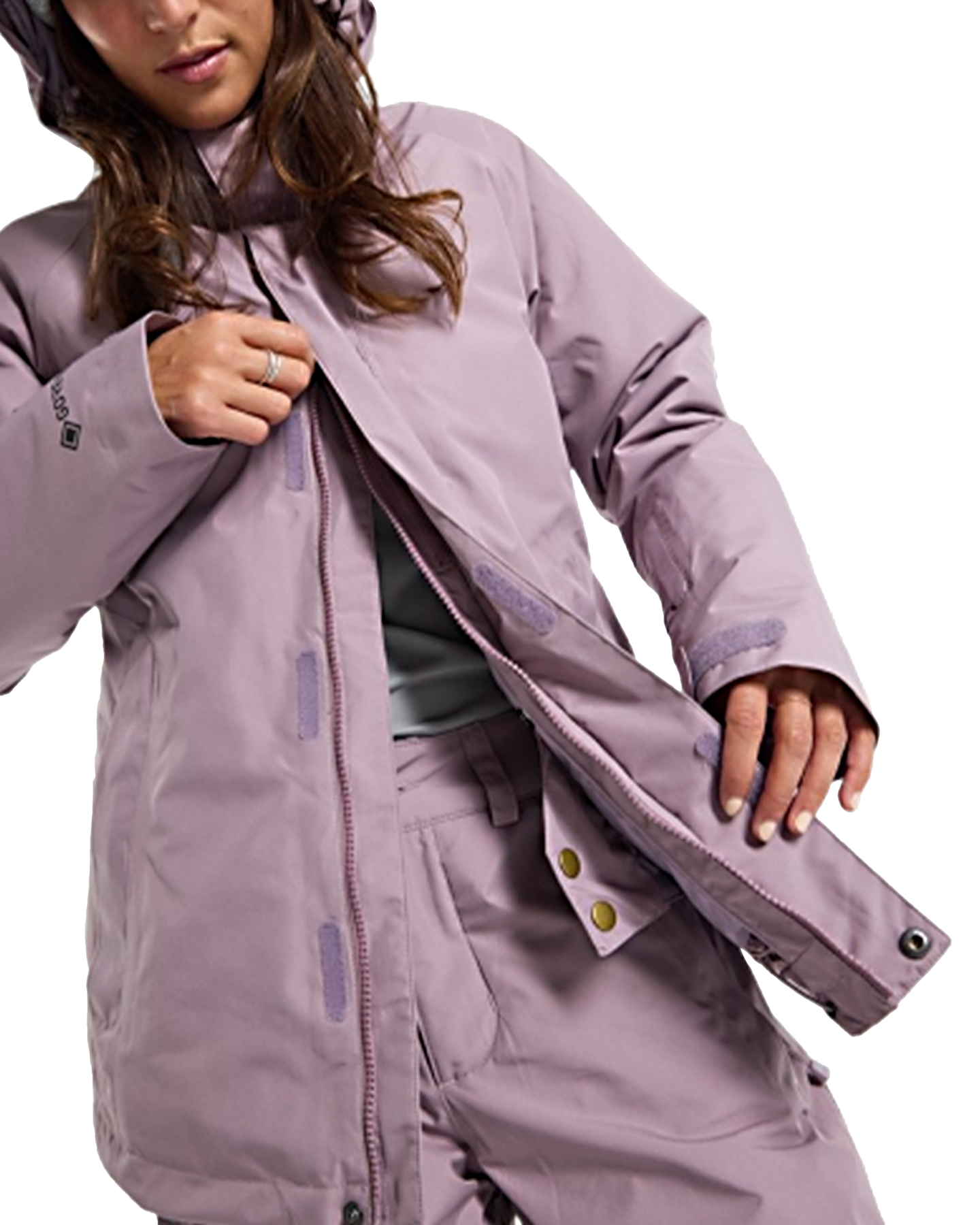 Burton Women's Powline Gore‑Tex 2L Insulated Snow Jacket - Elderberry Snow Jackets - Trojan Wake Ski Snow