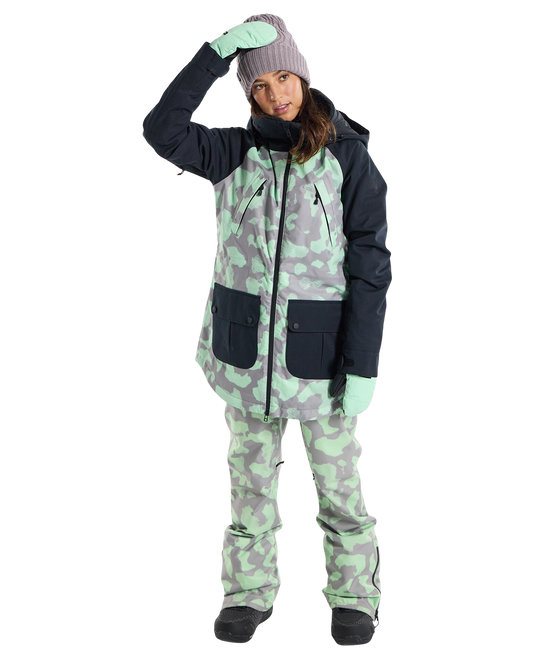 Burton Women's Prowess Snow Jacket - Rosette/True Black Women's Snow Jackets - Trojan Wake Ski Snow