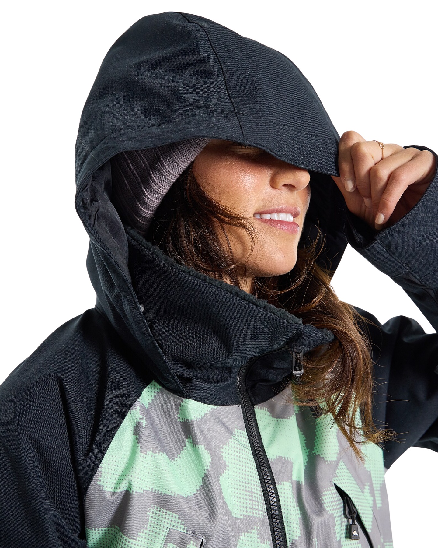 Burton Women's Prowess Snow Jacket - Rosette/True Black Women's Snow Jackets - Trojan Wake Ski Snow