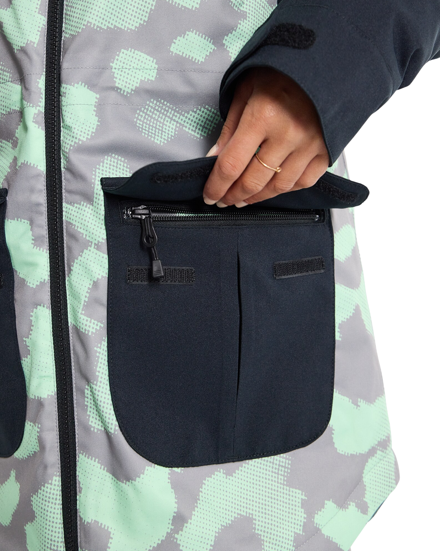 Burton Women's Prowess Snow Jacket - Rosette/True Black Women's Snow Jackets - Trojan Wake Ski Snow