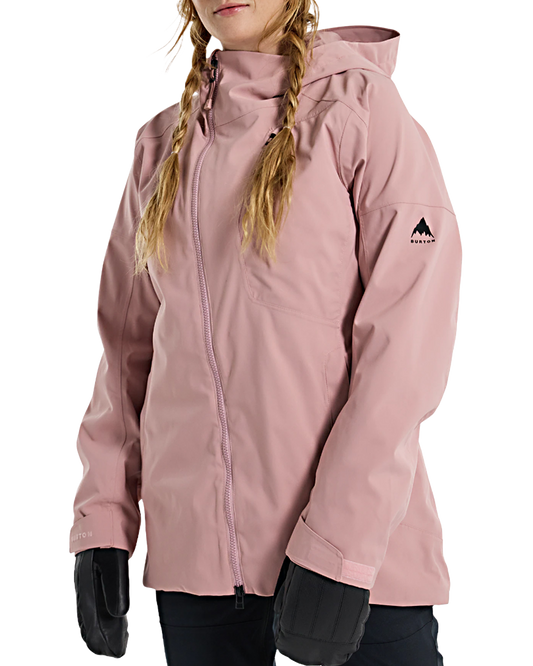 Burton Women's Pyne 2L Snow Jacket - Powder Blush Women's Snow Jackets - Trojan Wake Ski Snow