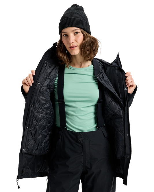 Burton Women's Reserve 2L 3-In-1 Snow Jacket - True Black Women's Snow Jackets - Trojan Wake Ski Snow