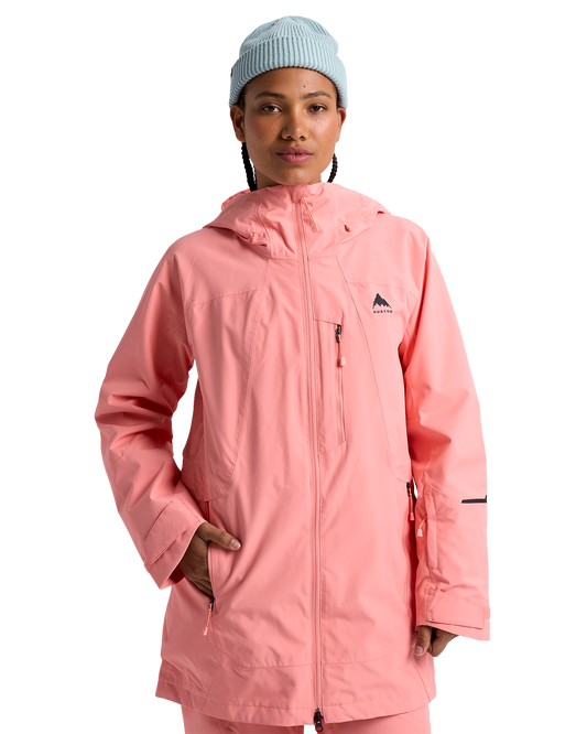 Burton Women's Reserve 2L Insulated Snow Jacket - Sunrise Coral Women's Snow Jackets - Trojan Wake Ski Snow