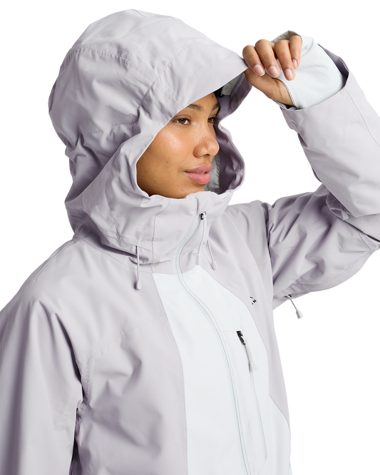 Burton Women's Reserve 2L Insulated Snow Jacket - Washed Lavender/Gray Cloud