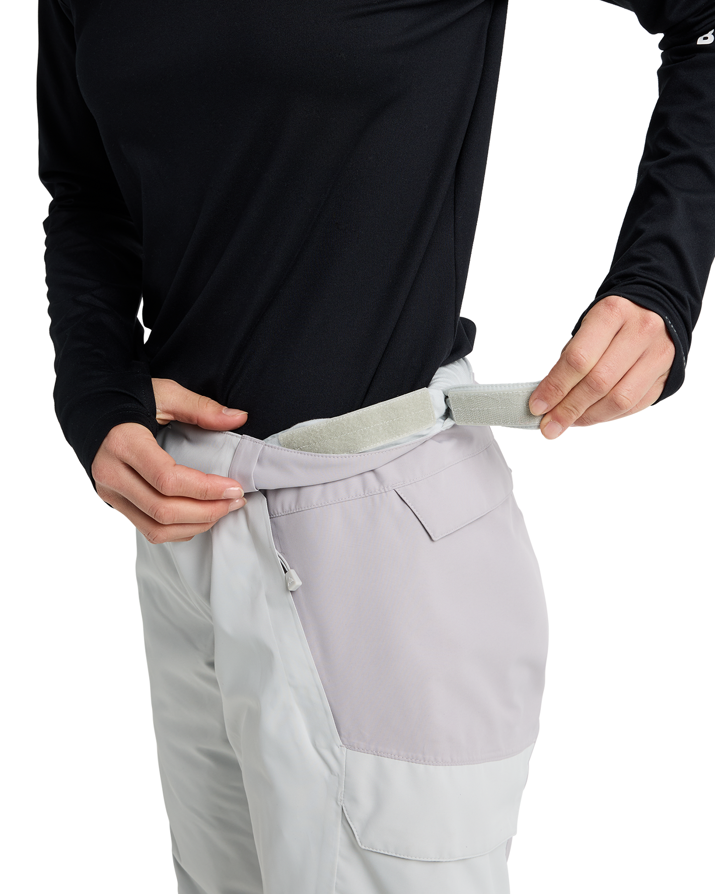 Burton Women's Reserve 2L Insulated Snow Pants - Gray Cloud/Washed Lavender Women's Snow Pants - Trojan Wake Ski Snow