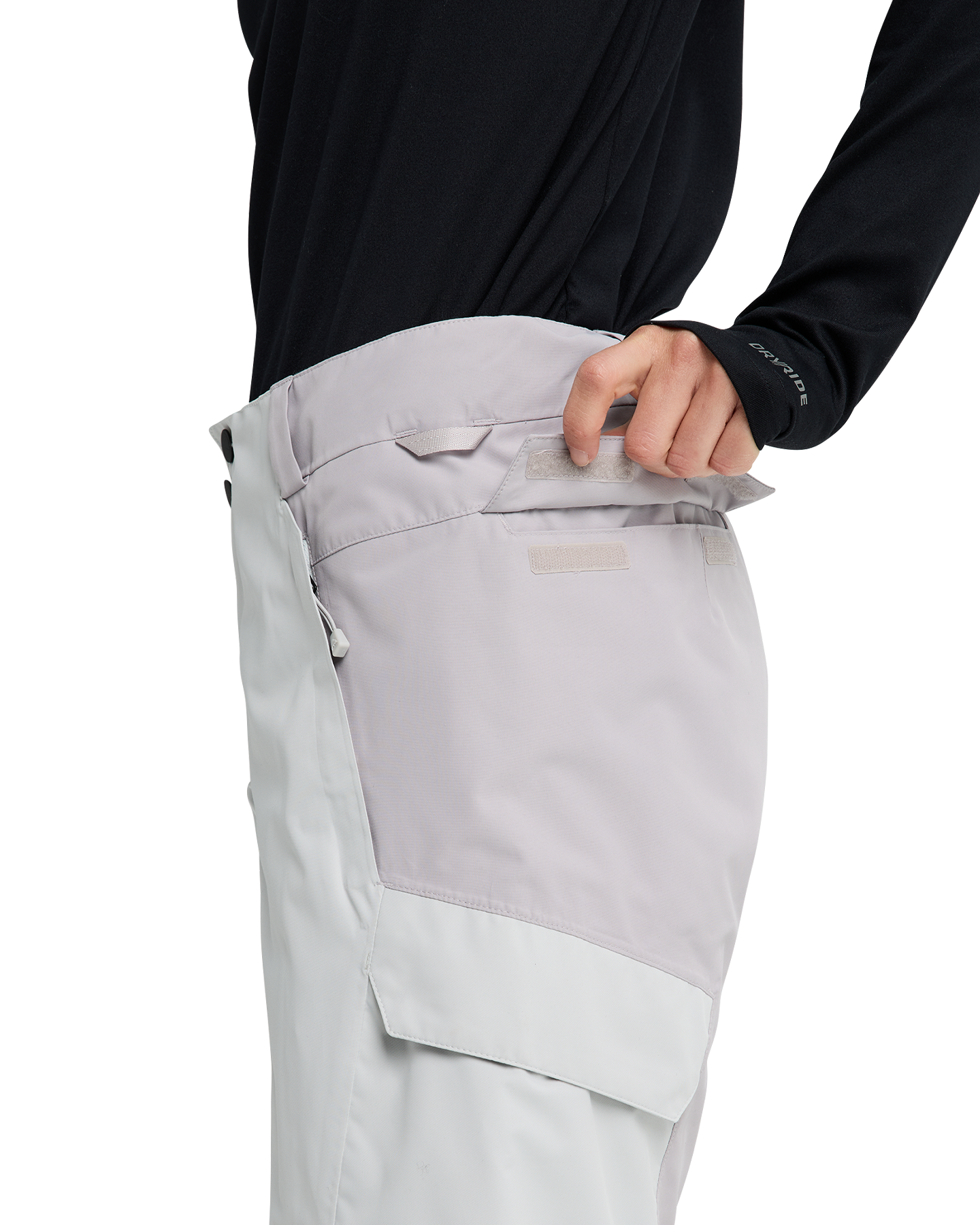 Burton Women's Reserve 2L Insulated Snow Pants - Gray Cloud/Washed Lavender Women's Snow Pants - Trojan Wake Ski Snow