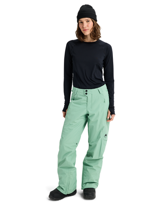 Burton Women's Reserve 2L Insulated Snow Pants - Soft Sage Women's Snow Pants - Trojan Wake Ski Snow