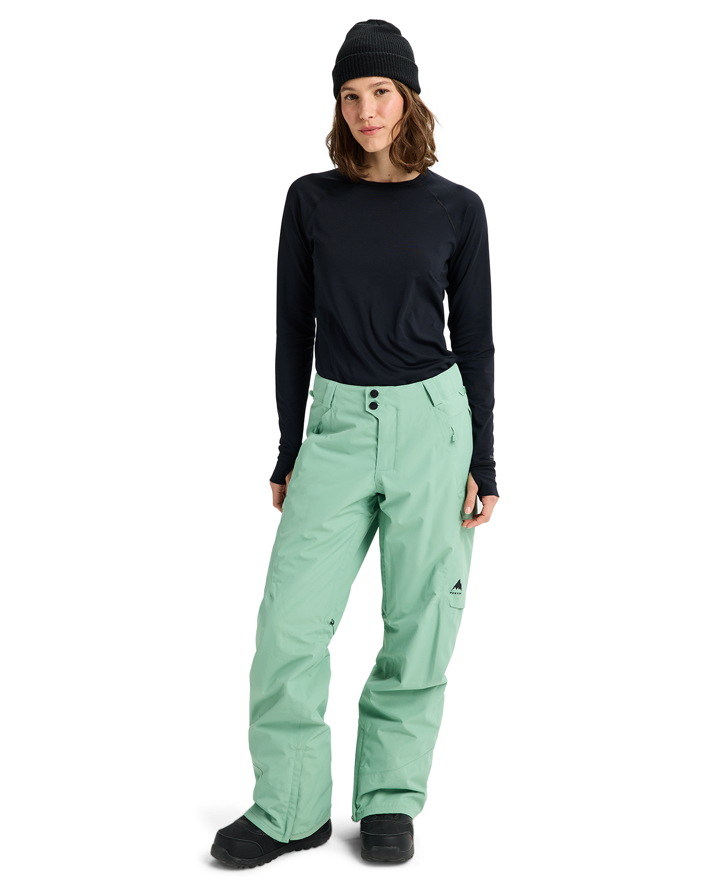 Burton Women's Reserve 2L Insulated Snow Pants - Soft Sage Women's Snow Pants - Trojan Wake Ski Snow