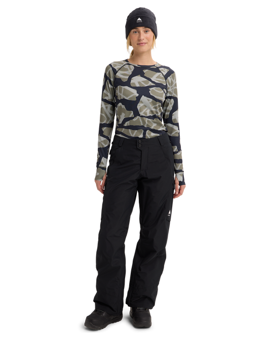 Burton Women's Reserve 2L Insulated Snow Pants - True Black Women's Snow Pants - Trojan Wake Ski Snow