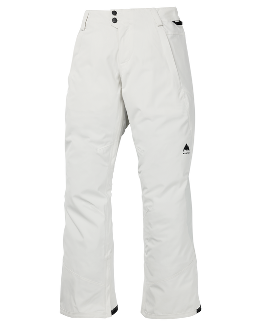Burton Women's Reserve 2L Stretch Snow Pants - Stout White Women's Snow Pants - Trojan Wake Ski Snow