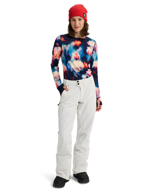 Burton Women's Reserve 2L Stretch Snow Pants - Stout White Women's Snow Pants - Trojan Wake Ski Snow