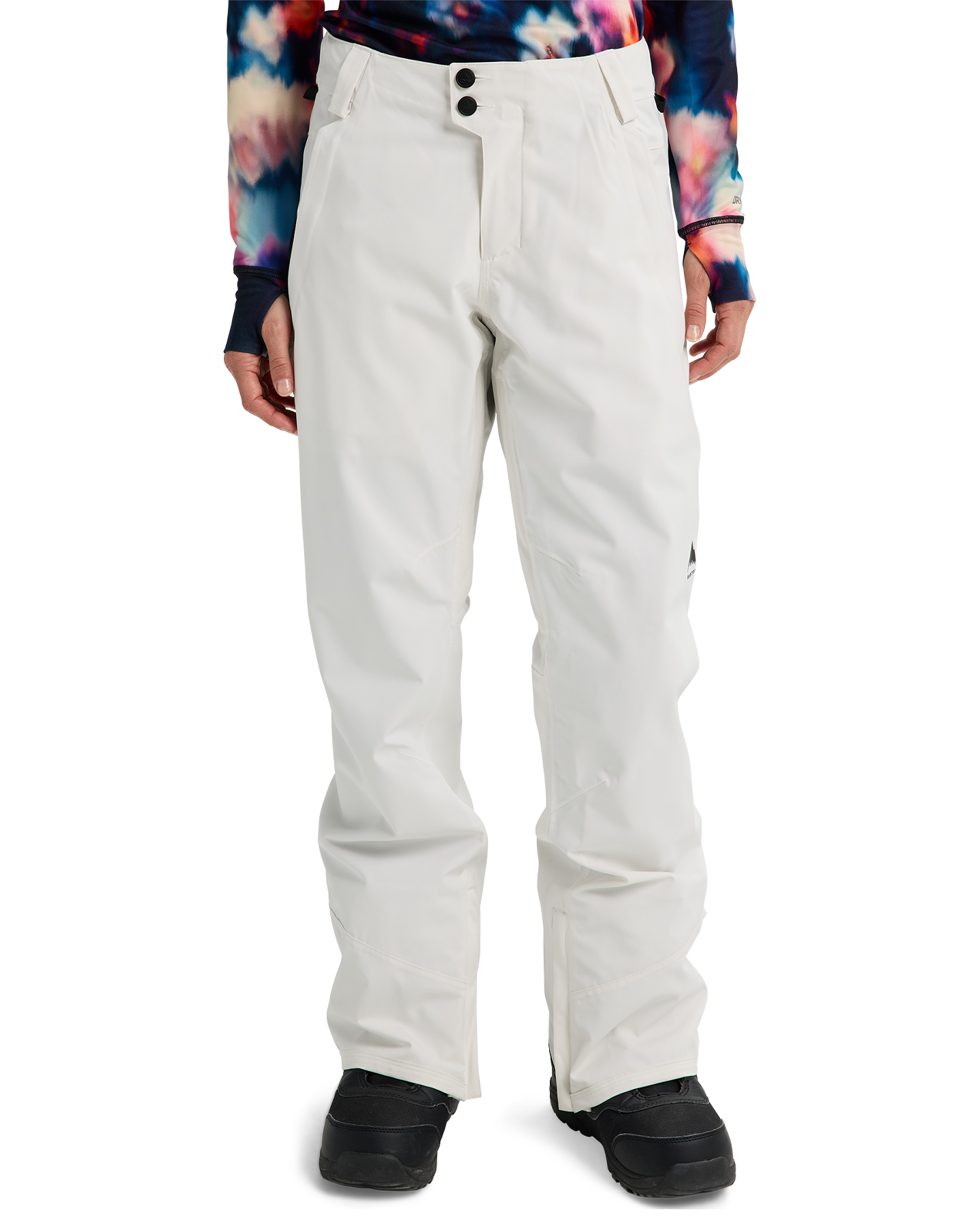 Burton Women's Reserve 2L Stretch Snow Pants - Stout White Women's Snow Pants - Trojan Wake Ski Snow