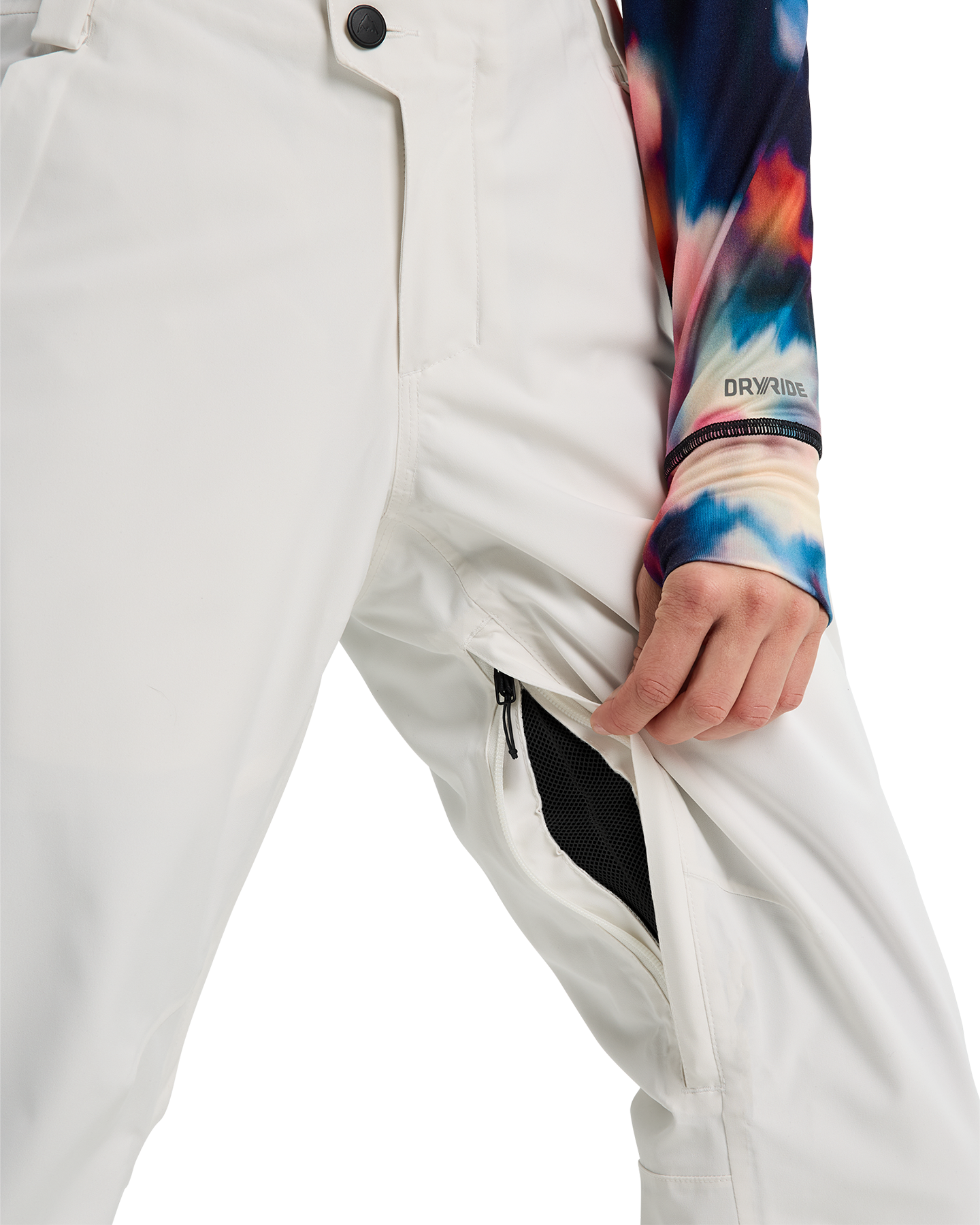 Burton Women's Reserve 2L Stretch Snow Pants - Stout White Women's Snow Pants - Trojan Wake Ski Snow