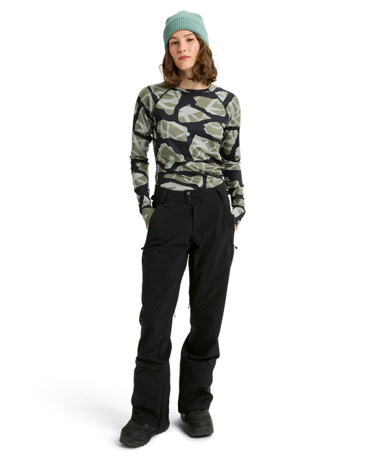 Burton Women's Reserve 2L Stretch Snow Pants - True Black Women's Snow Pants - Trojan Wake Ski Snow