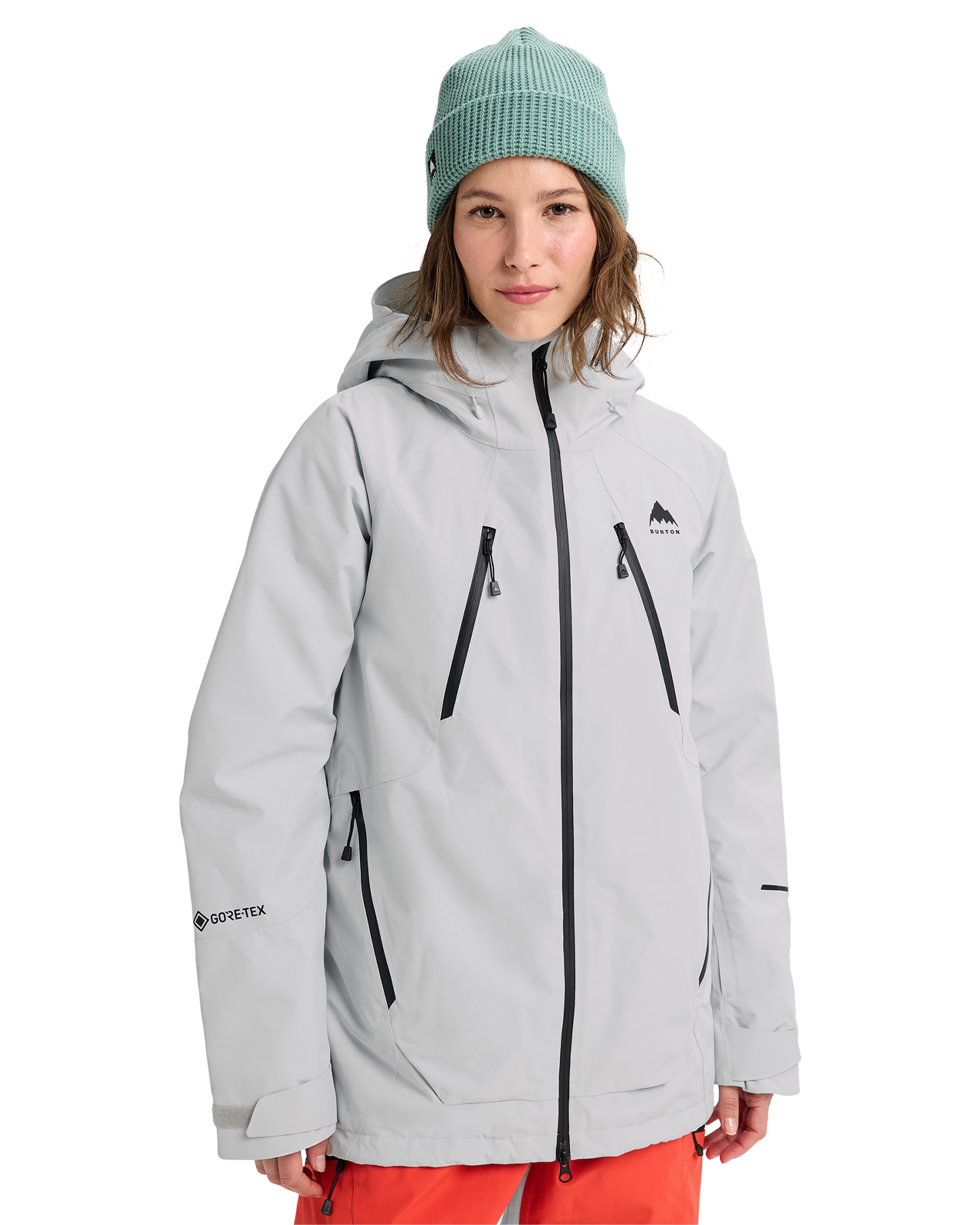 Burton Women's Reserve GORE-TEX® 2L Insulated Snow Jacket - Gray Cloud Women's Snow Jackets - Trojan Wake Ski Snow