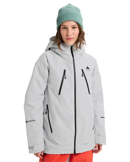 Burton Women's Reserve GORE-TEX® 2L Insulated Snow Jacket - Gray Cloud Women's Snow Jackets - Trojan Wake Ski Snow