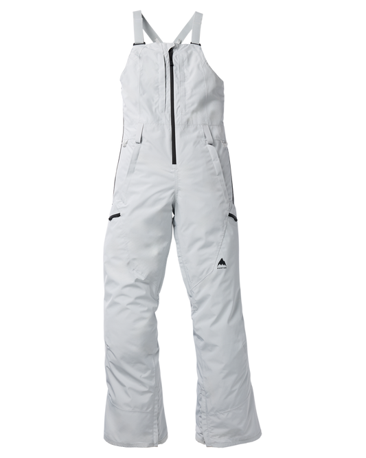 Burton Women's Reserve GORE-TEX® 2L Snow Bib Pants - Gray Cloud Women's Snow Bibs - Trojan Wake Ski Snow