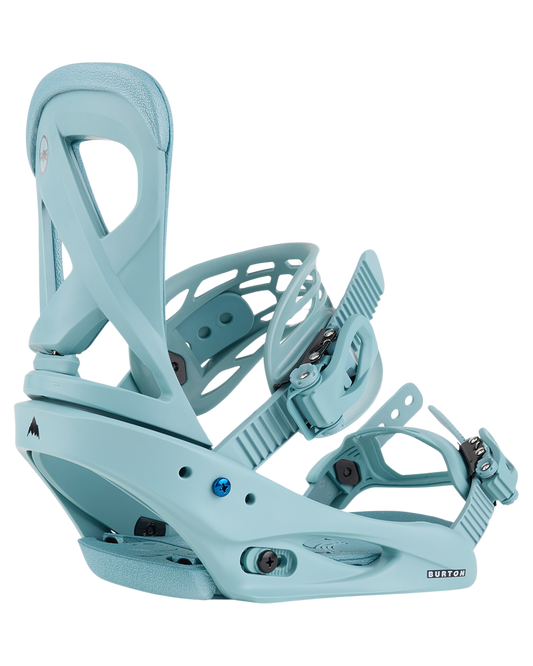 Burton Women's Scribe Re:Flex Snowboard Bindings - Rock Lichen Women's Snowboard Bindings - Trojan Wake Ski Snow