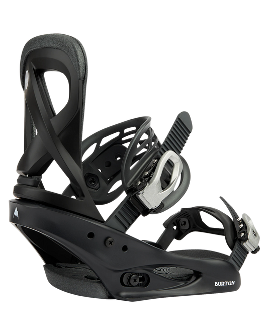 Burton Women's Scribe Re:Flex Snowboard Bindings - Black Women's Snowboard Bindings - Trojan Wake Ski Snow