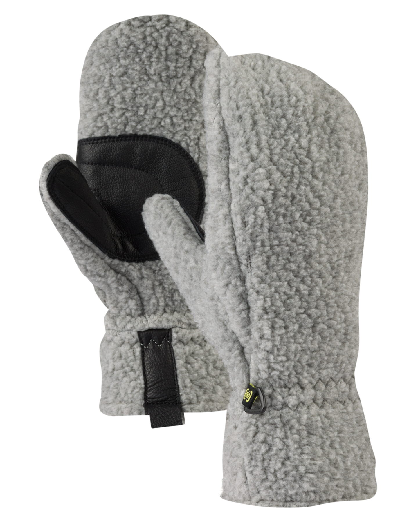 Burton Women's Stovepipe Fleece Mittens - Gray Heather Women's Snow Gloves & Mittens - SnowSkiersWarehouse
