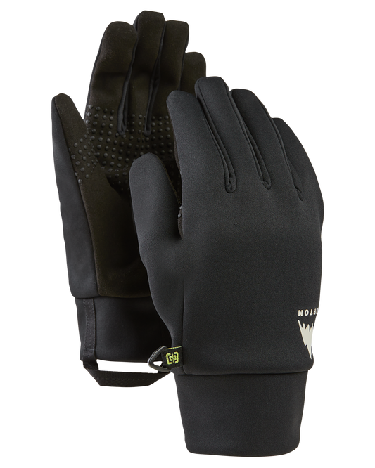 Burton Women's Touch-N-Go Snow Glove Liners - True Black Women's Snow Glove Liners - Trojan Wake Ski Snow