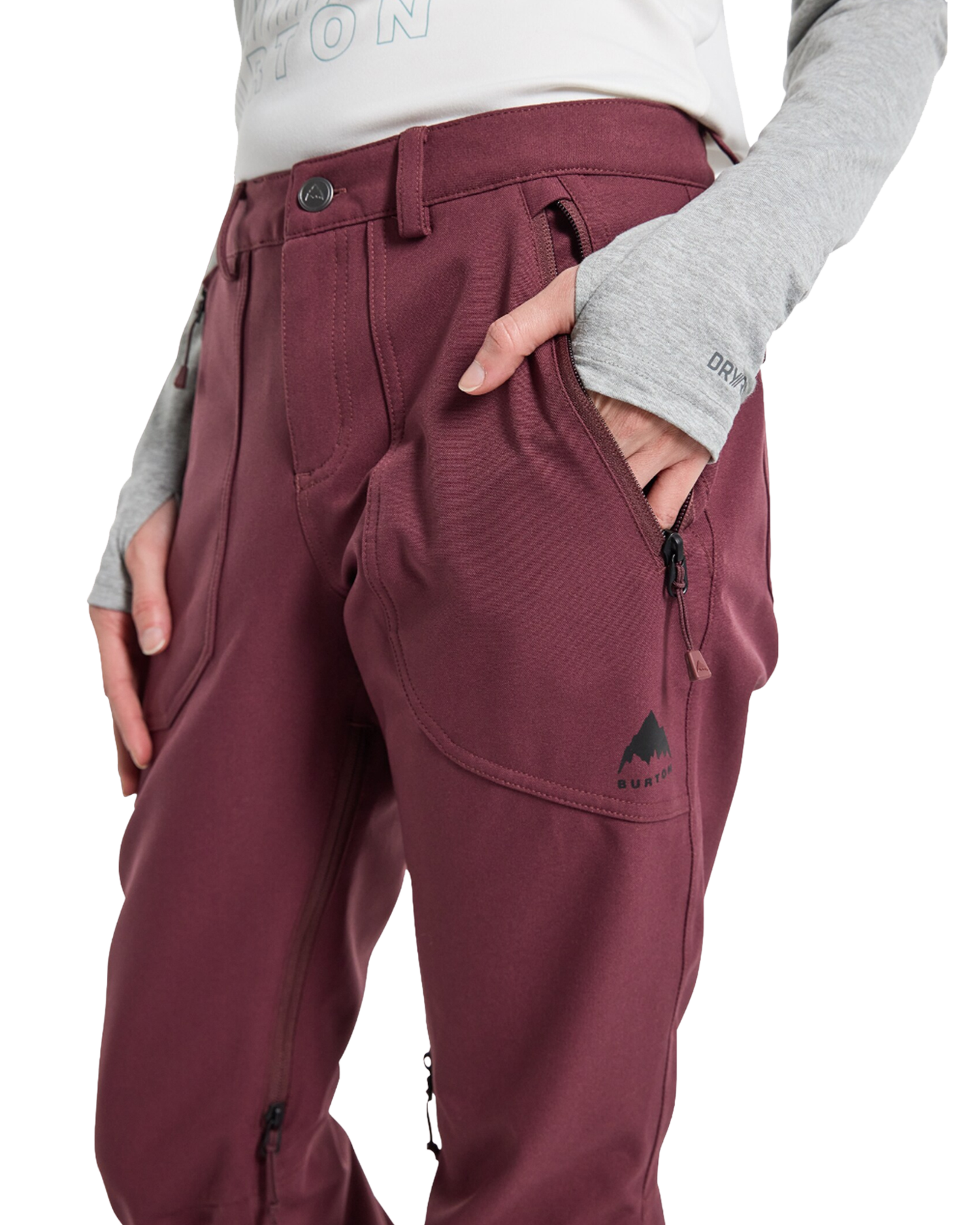 Burton Women's Vida Stretch 2L Snow Pants - Almandine Snow Pants - Trojan Wake Ski Snow