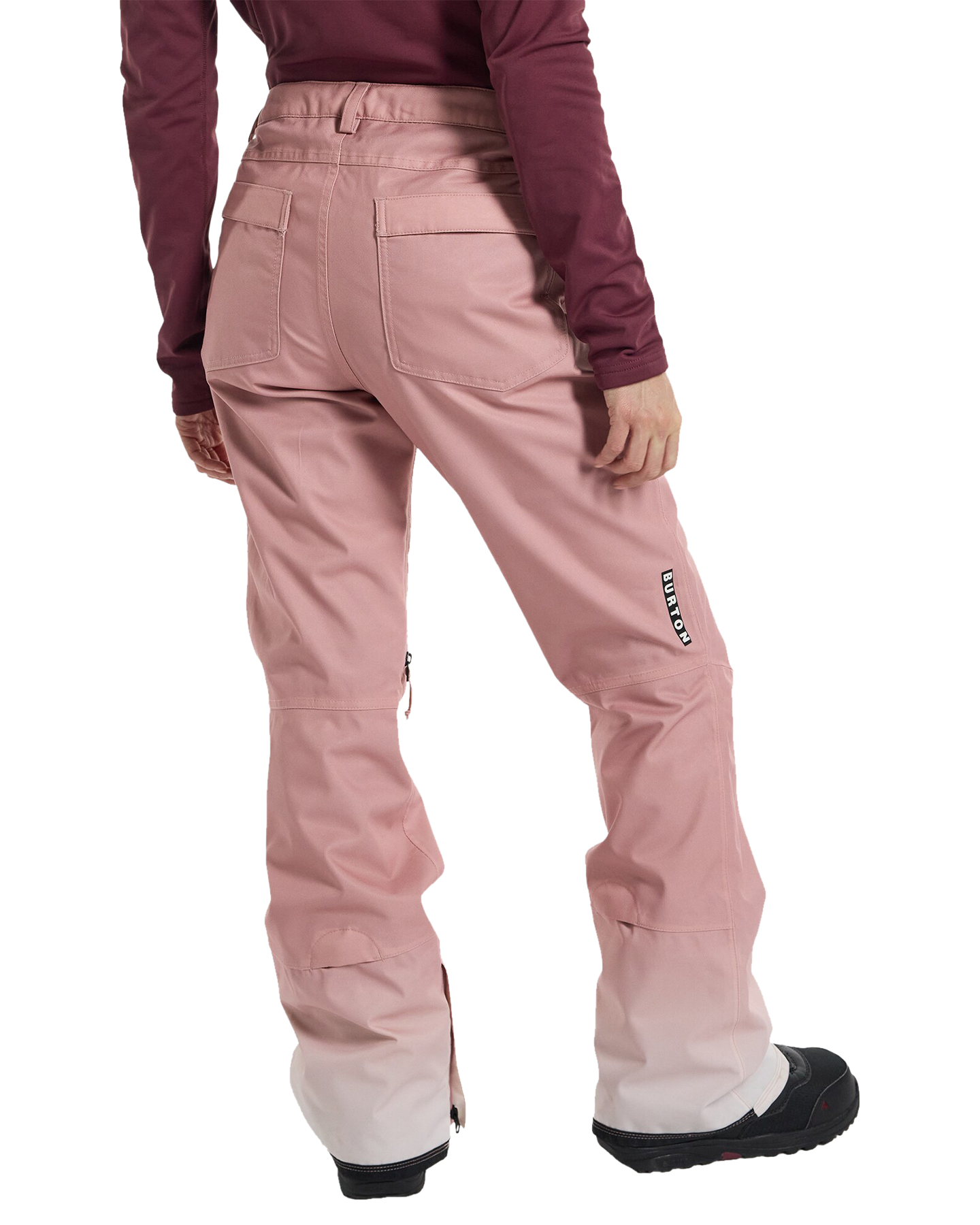 Burton Women's Vida Stretch 2L Snow Pants - Blush Pink Ombre Snow Pants - Trojan Wake Ski Snow